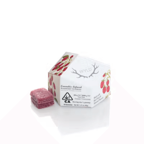 Screenshot 2022 07 12 at 21 58 33 WYLD Raspberry Sativa Enhanced Gummies 100mg Weedmaps 1